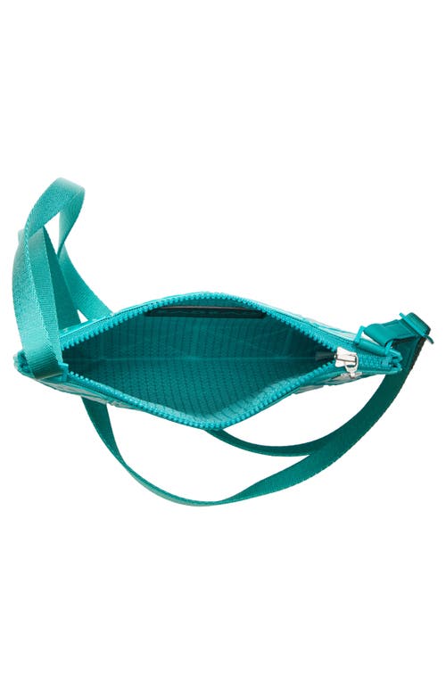 Shop Bao Bao Issey Miyake Kaiju Crossbody Bag In Emerald Green