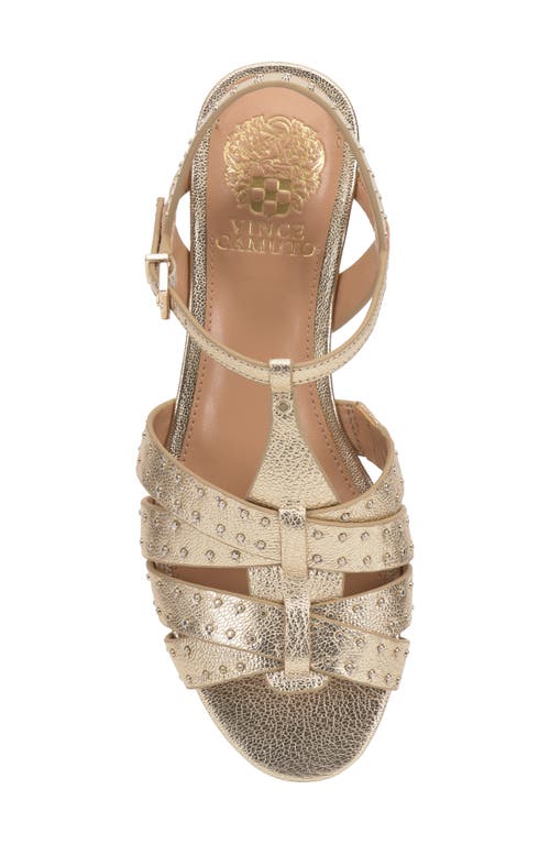 Vince Camuto Chaya Slingback Sandal In Gold