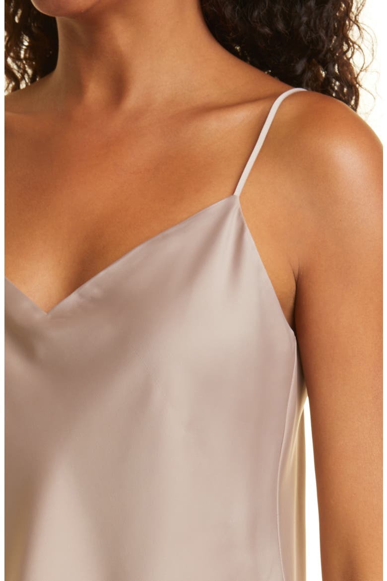 Kora Satin Camisole, Alternate, color, BARK