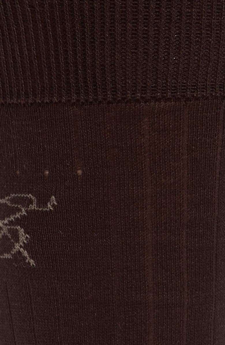 Canali Rib Cotton Dress Socks, Alternate, color, 