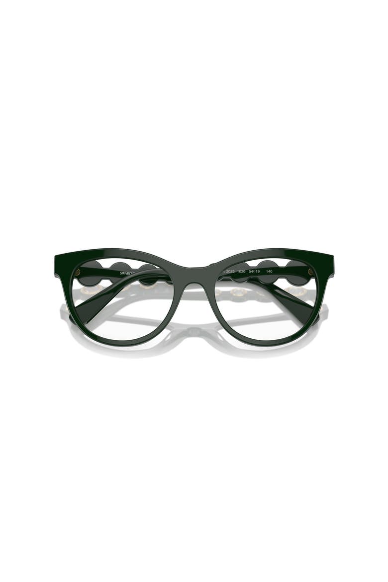 54mm Round optical glasses, Alternate, color, Green