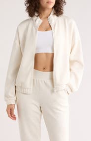 Z by Zella Whisper Knit Ruched Jacket