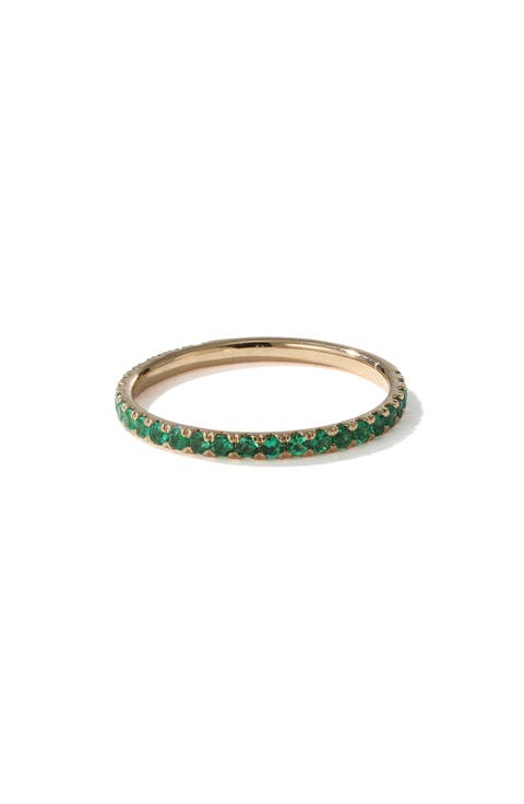 Thread Emerald Ring
