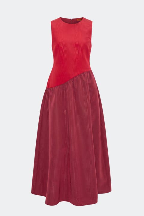 Laurel Moire Midi Dress