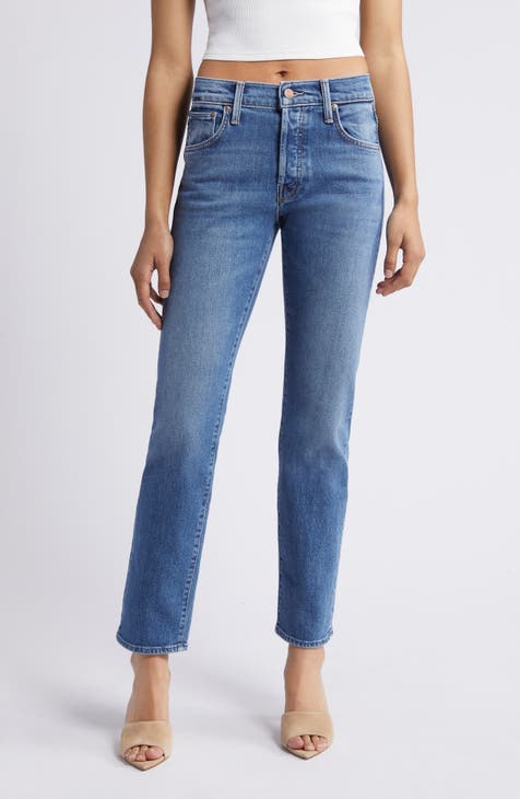 Women s MOTHER Straight Leg Jeans Nordstrom