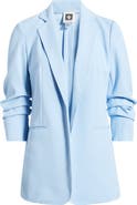 Anne Klein Scrunch Sleeve Open Front Jacket