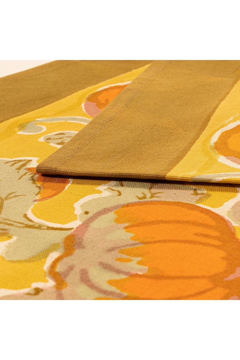 Pumpkin Runner, Alternate, color, Orange/Mustard 16" x 72"