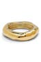 Wide Molten Bangle Bracelet