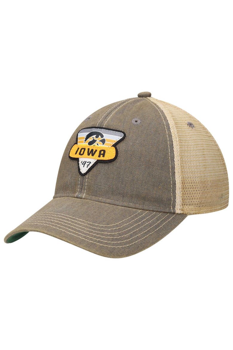 Men's Gray Iowa Hawkeyes Legacy Point Old Favorite Trucker Snapback Hat, Main, color, Gray
