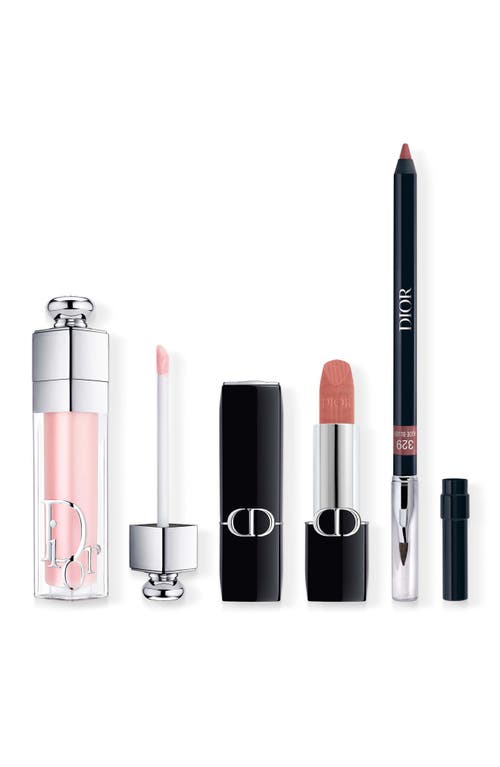 Dior 4-pc. Couture Lip Essentials Limited Edition Makeup Set In Transparent