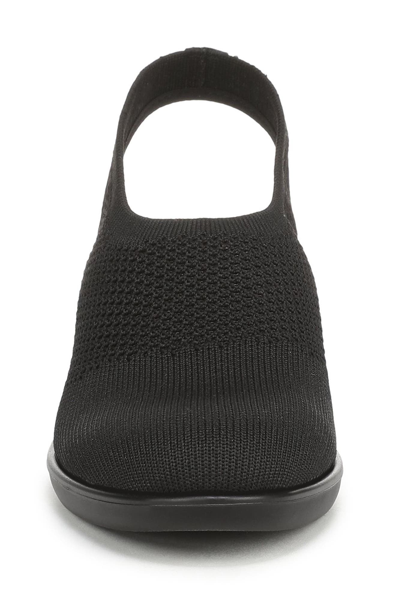 Lexington Slingback Pump, Alternate, color, BLACK KNIT FABRIC