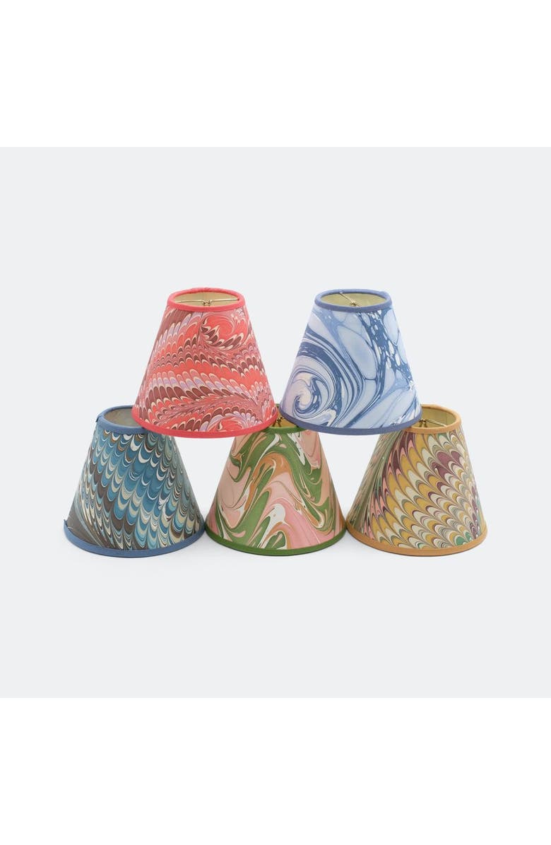 Inner Child Clip On Chandelier Sconce Lampshade, Alternate, color, Flatiron Feather - 6"