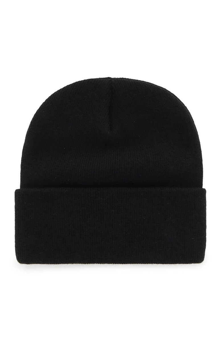 '47 Men's '47 Black Arsenal Haymaker Cuffed Knit Hat, Alternate, color,