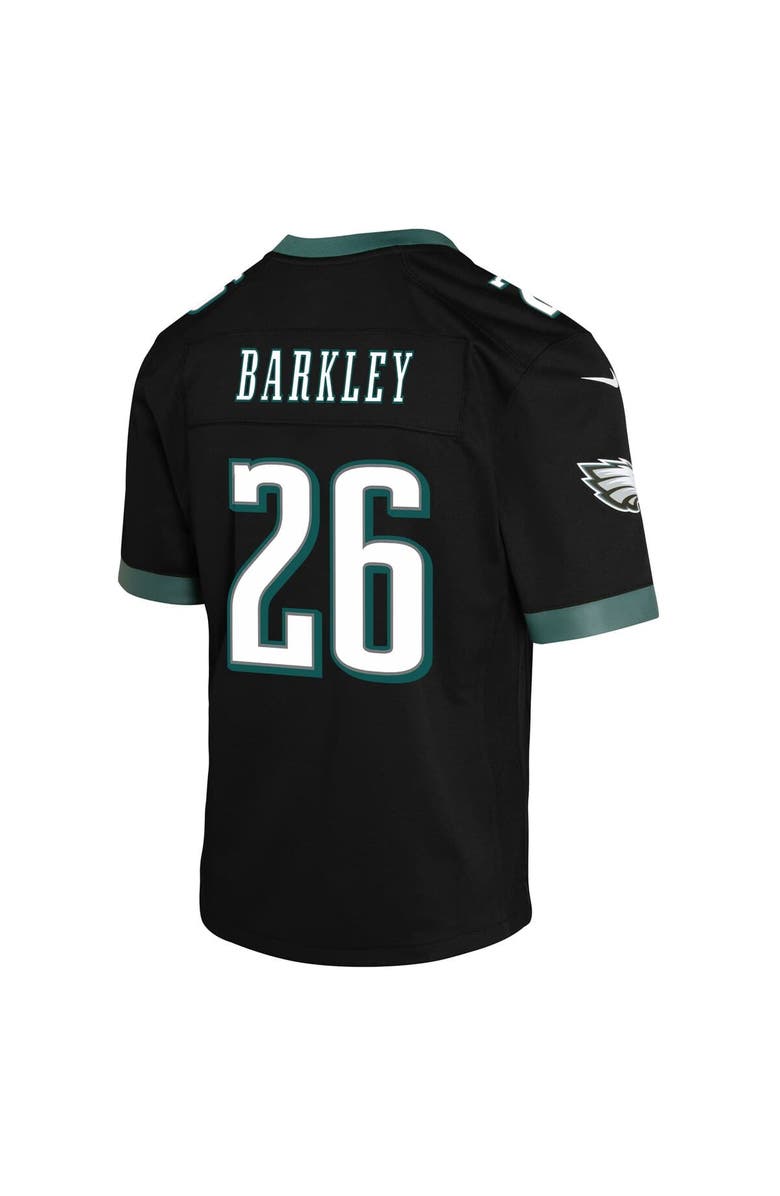 Nike Youth Nike Saquon Barkley Black Philadelphia Eagles Alternate Game Jersey, Alternate, color,