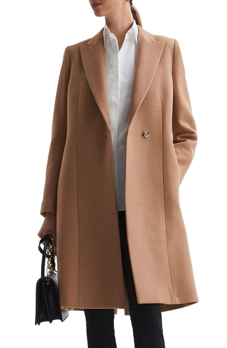 Reiss Arlow Wool Blend Coat, Main, color, 