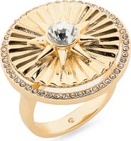 NORDSTROM RACK Cubic Zirconia Fluted Ring