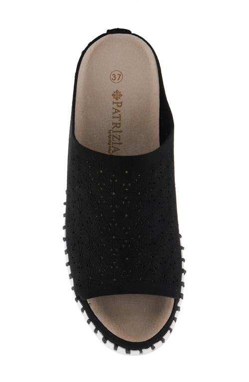 Patrizia By Spring Step Canopy Slide Sandal In Black