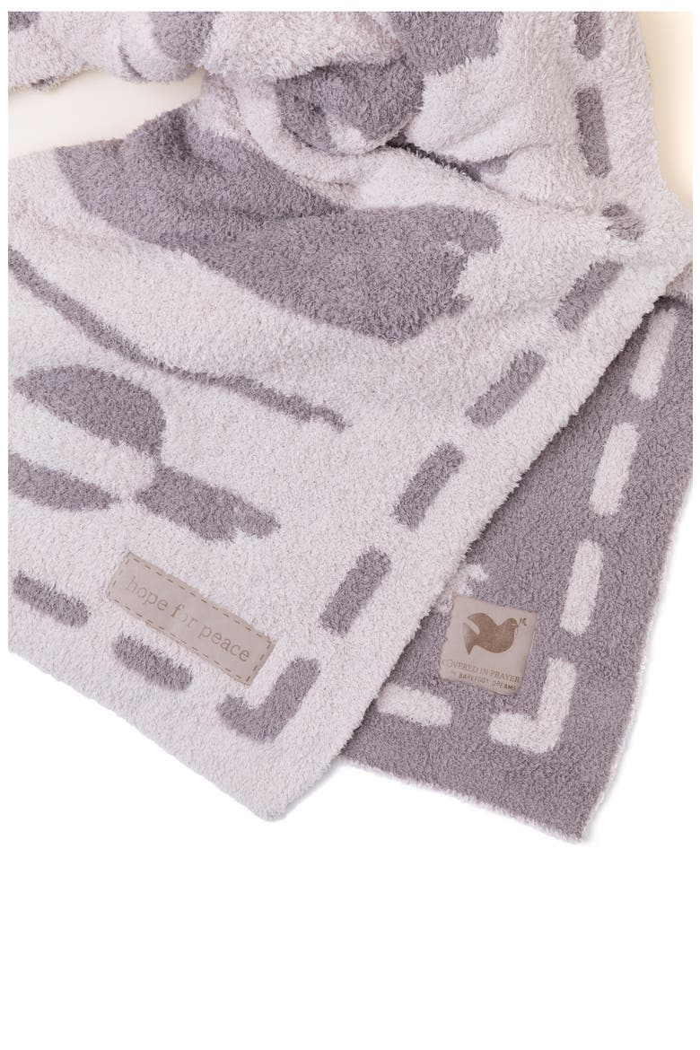 Covered in Prayer® Throw, Alternate, color, STONE-BEACH ROCK