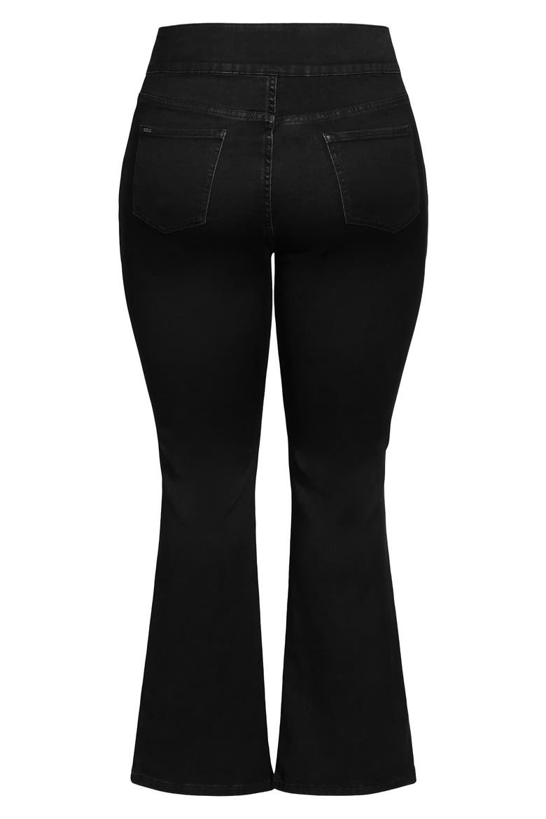 Harley Button Bootcut Jeans, Alternate, color, BLACK