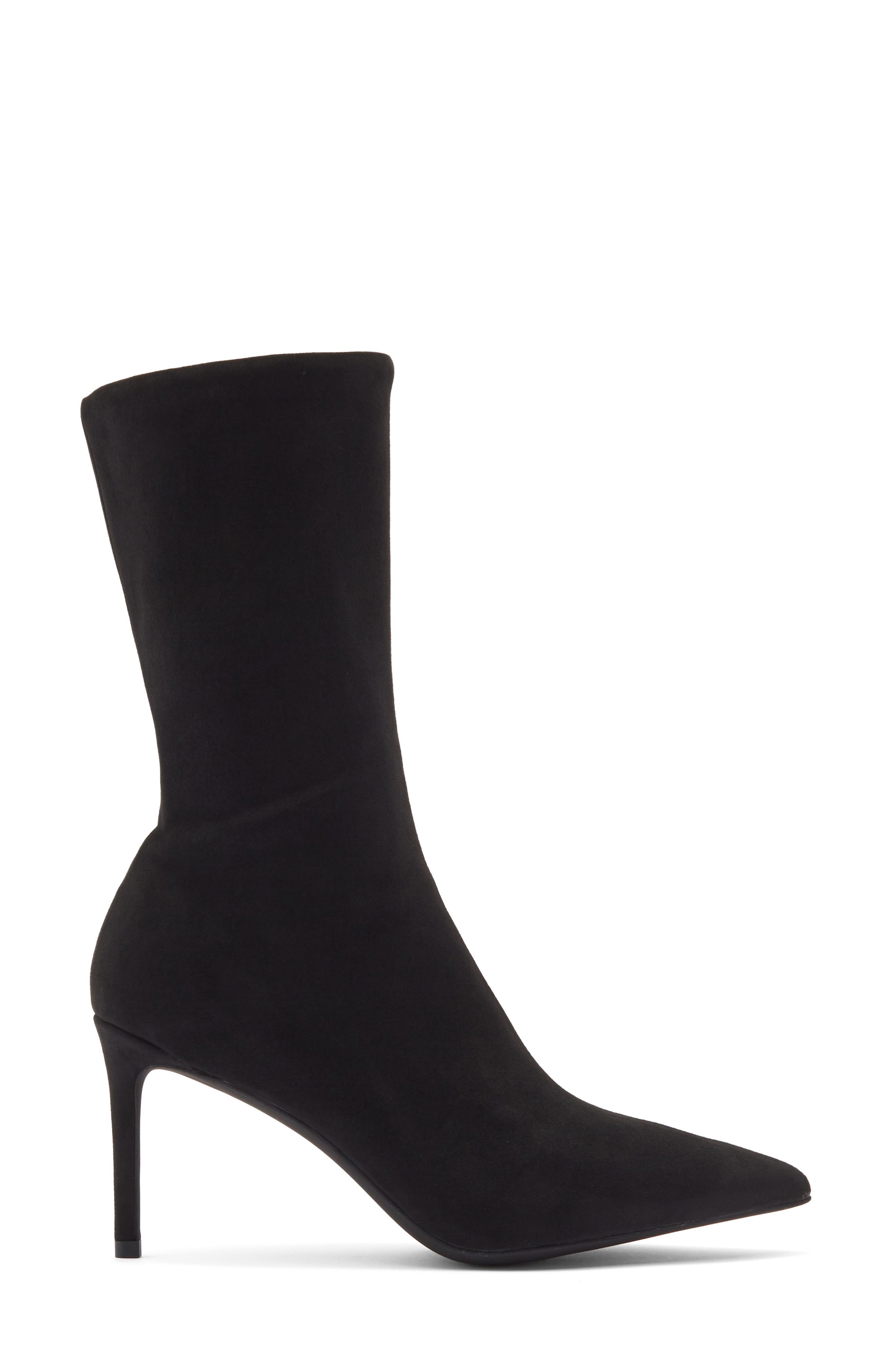 Jeffrey Campbell Everynight Pointed Toe Bootie, Alternate, color, Black Suede