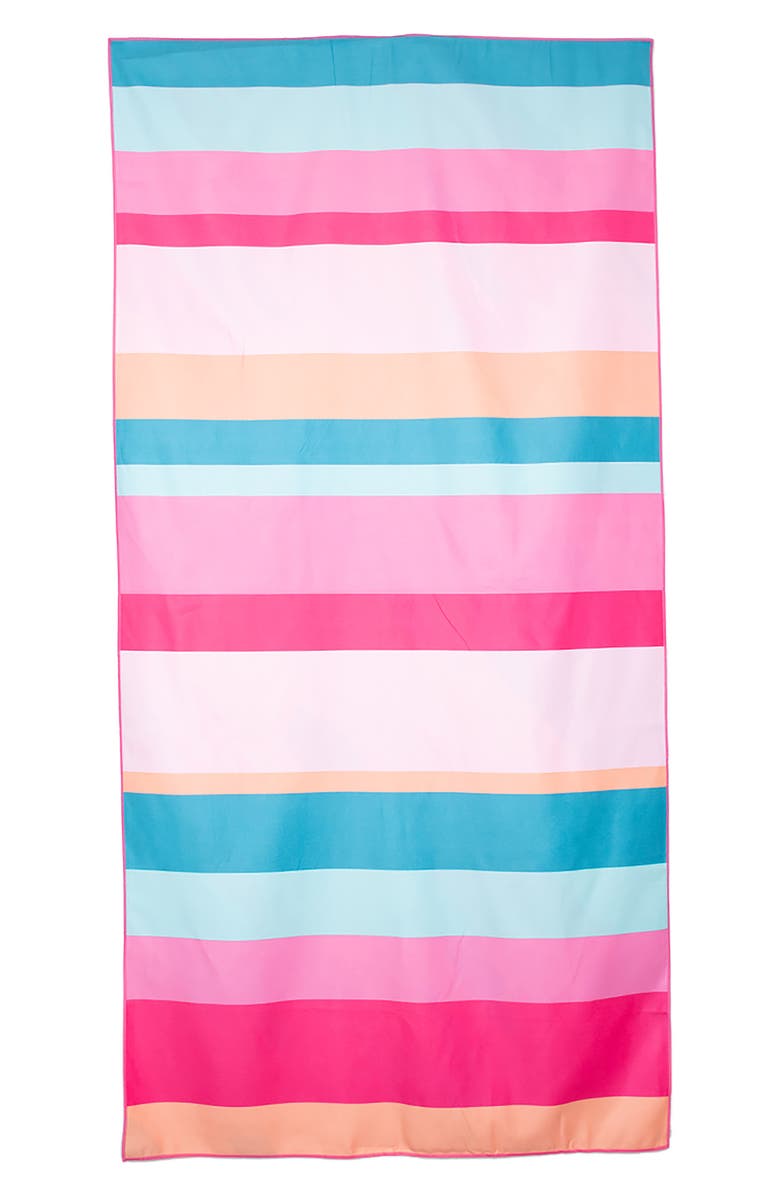 Katydid Paint Pattern Quick Dry Beach Towel, Alternate, color,