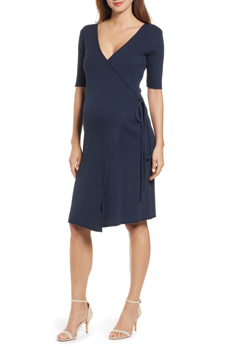 HATCH Naomi Wrap Dress, Main, color,