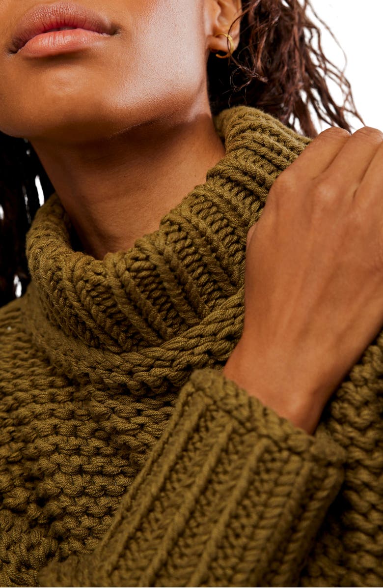 Free People My Only Sunshine Sweater, Alternate, color, Oregano