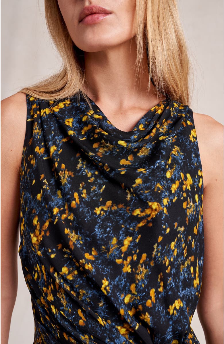 La Ligne Michaela Dress, Alternate, color, Yellow Flower Fields