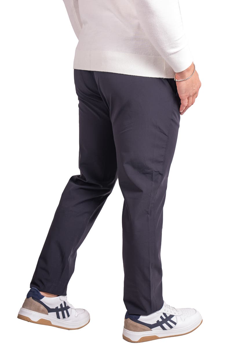 Maceoo Resistancesolid Black Drawstring Pants, Alternate, color, 