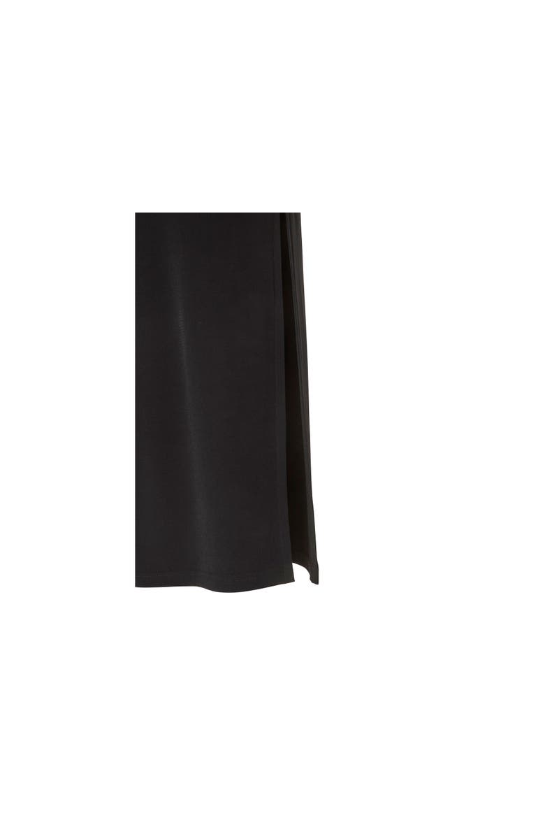 Boat Neck Fitted Maxi Dress, Alternate, color, Black