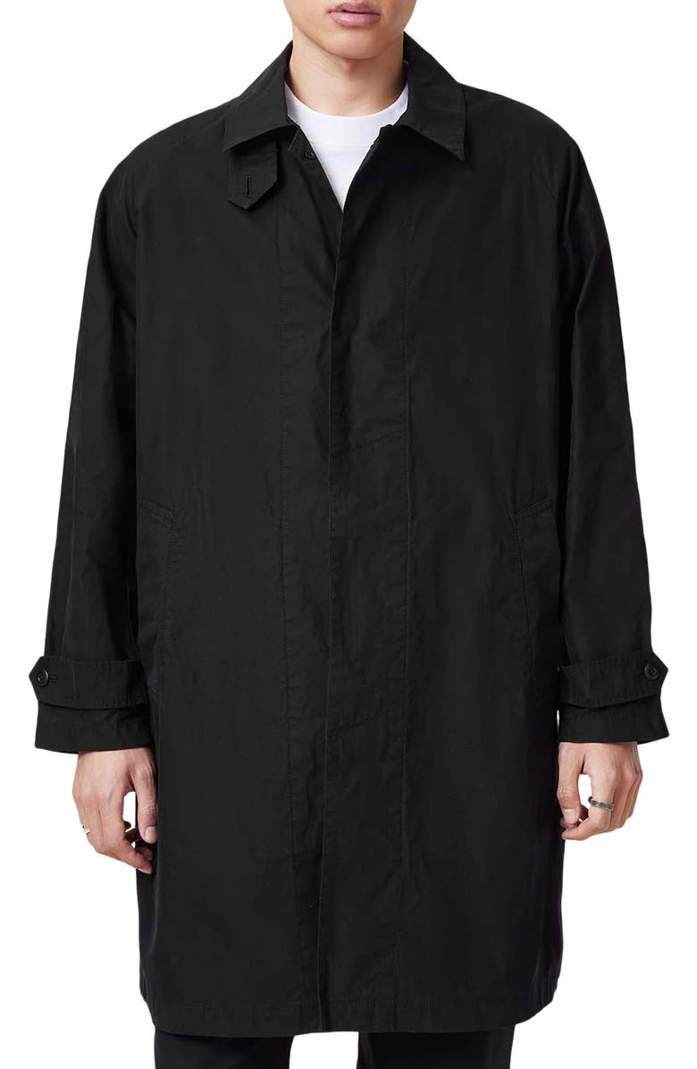 AllSaints Tillman Mac Overcoat, Main, color, 