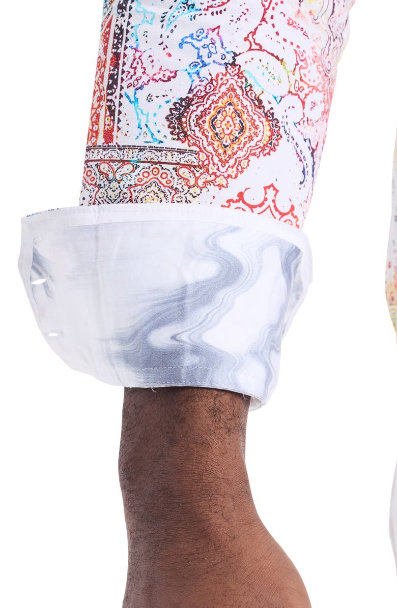 Robert Graham Mirta Long Sleeve Cotton Button-Shirt, Alternate, color, 