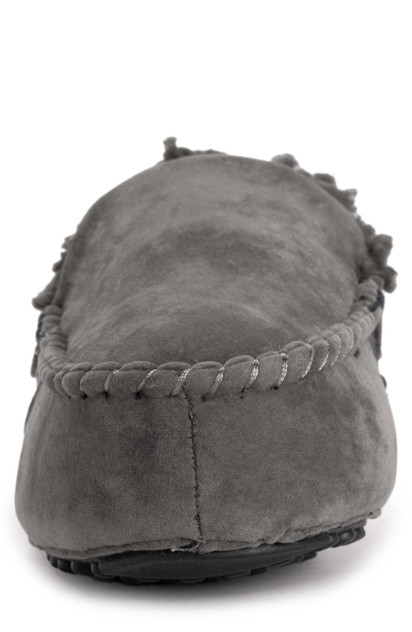 MUK LUKS Emmett Faux Shearling Lined Slipper, Alternate, color, Grey