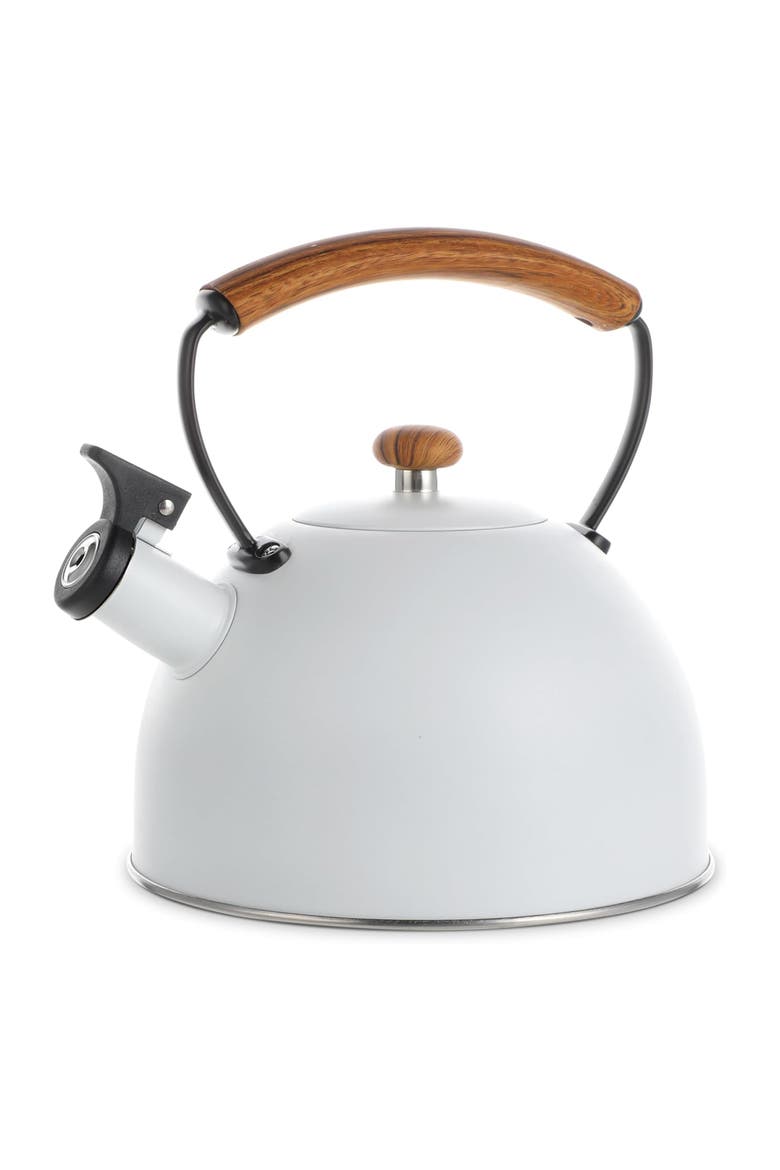 3.2 Quart Whistling Tea Kettle, Main, color, Matte White