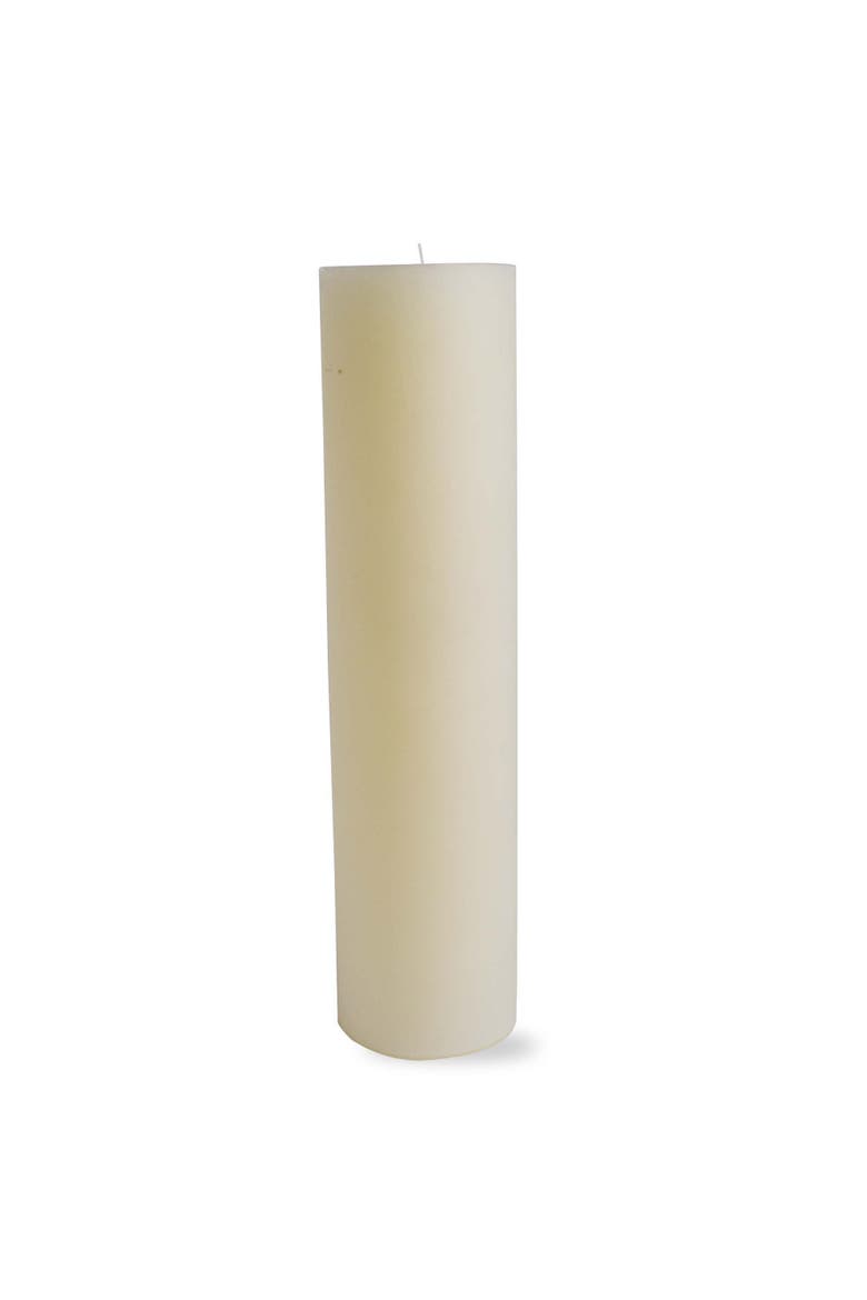 Ivory Pillar Candle Unscented Drip-Free Long Burning 175H, Alternate, color, Beige