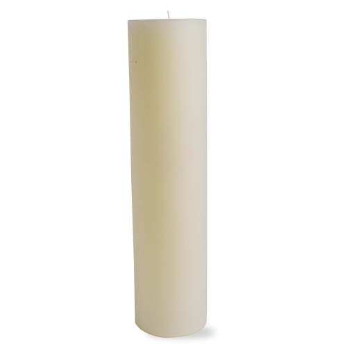 Tag Ivory Pillar Candle Unscented Drip-free Long Burning 175h In White