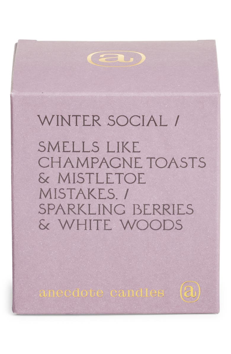 ANECDOTE CANDLES Winter Social Candle, Alternate, color, Gold