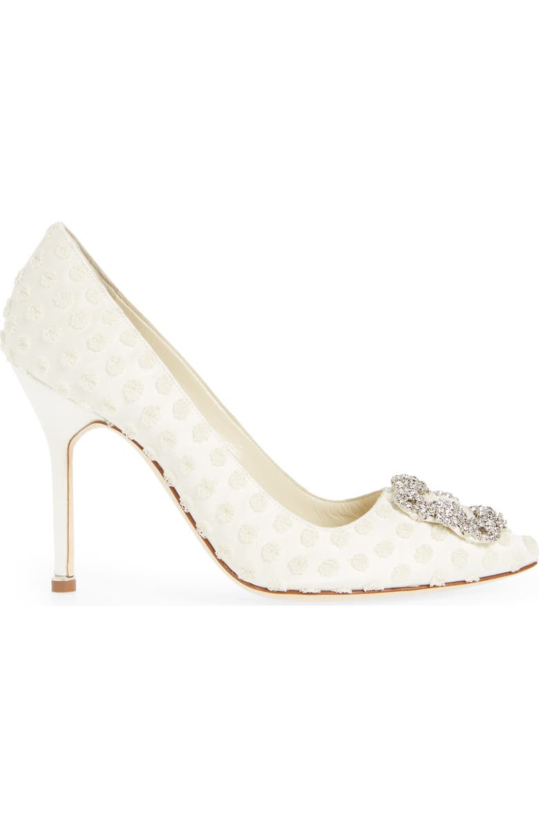 Manolo Blahnik Hangisi Pointed Toe Pump, Alternate, color,