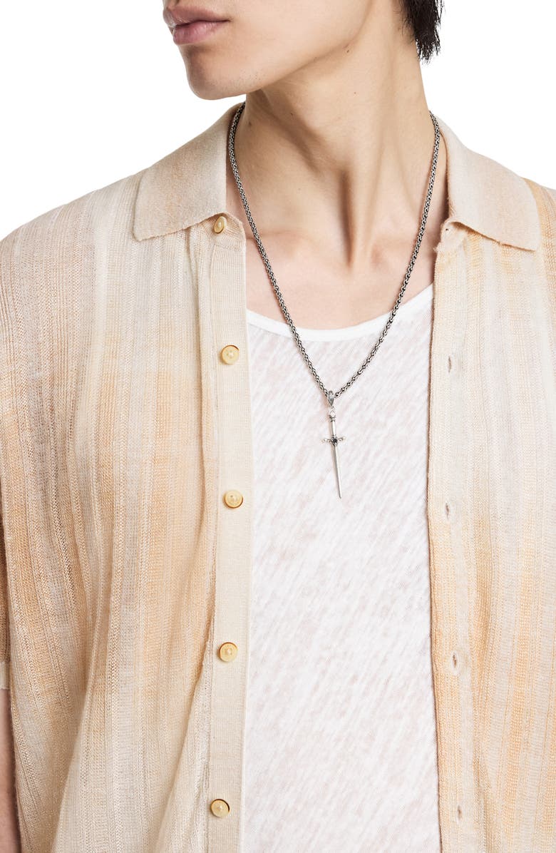 John Varvatos Santiago Short Sleeve Button-Up Sweater, Alternate, color, Melon