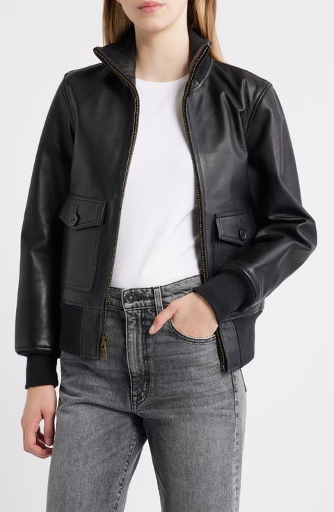 Leather Flight Jacket