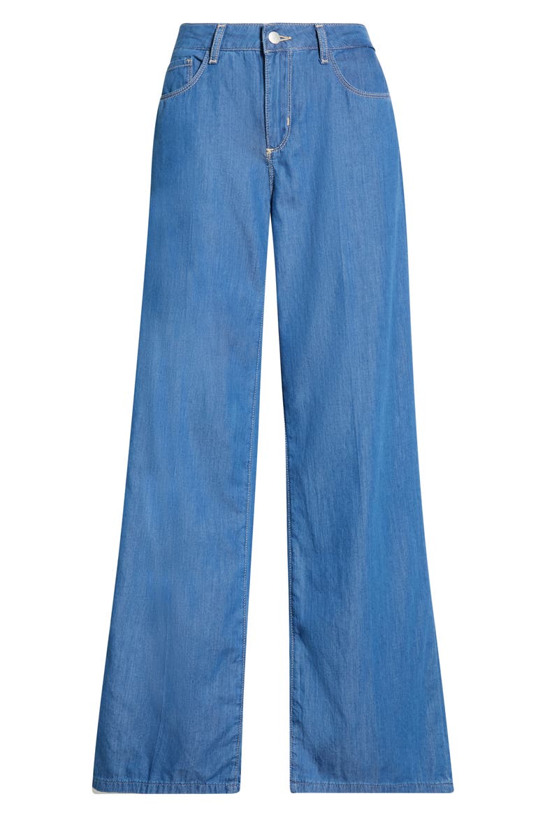 Alicent High Waist Wide Leg Jeans, Main, color, CHEROKEE