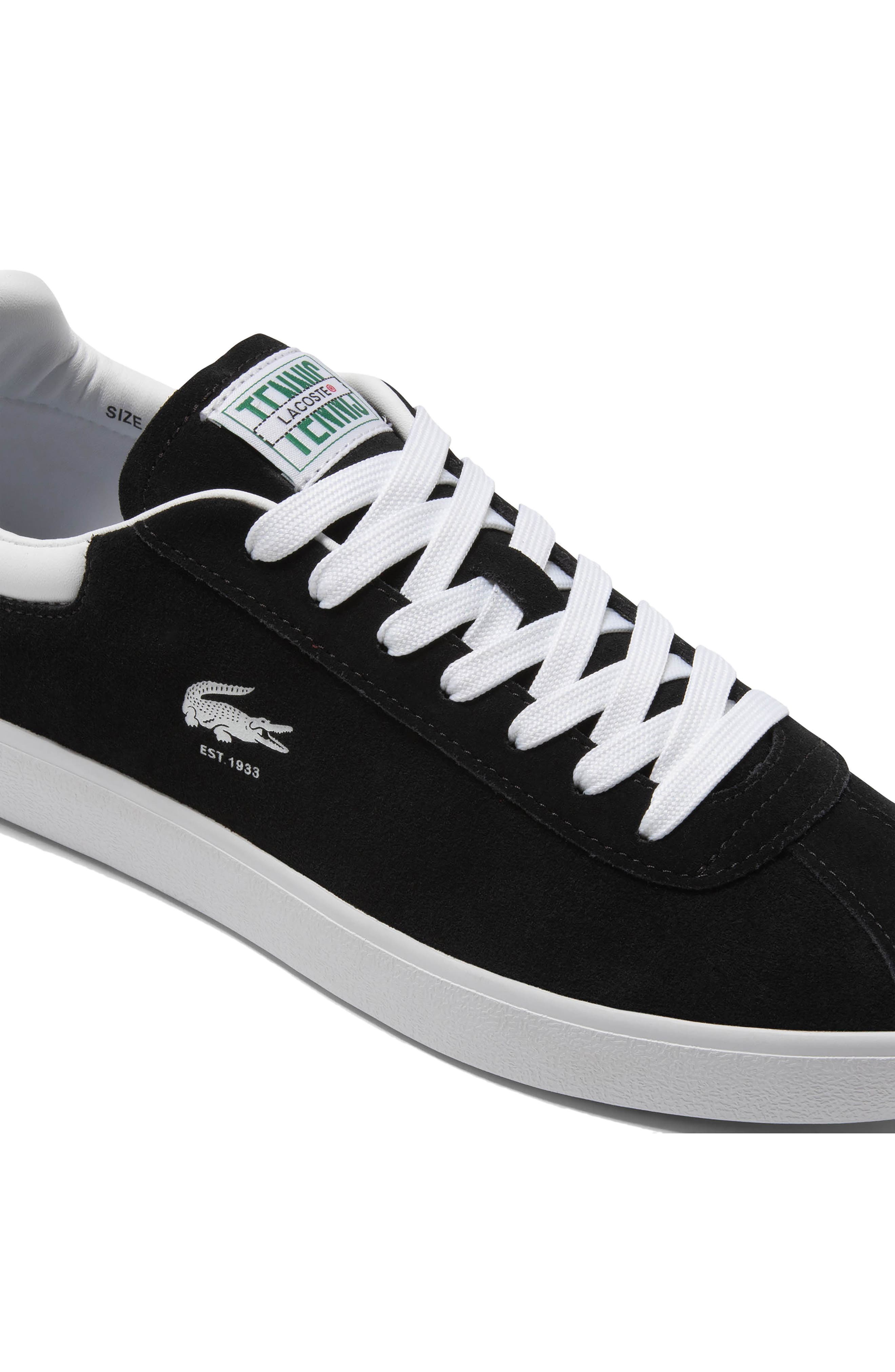 Lacoste Baseshot Leather Sneaker, Alternate, color, 