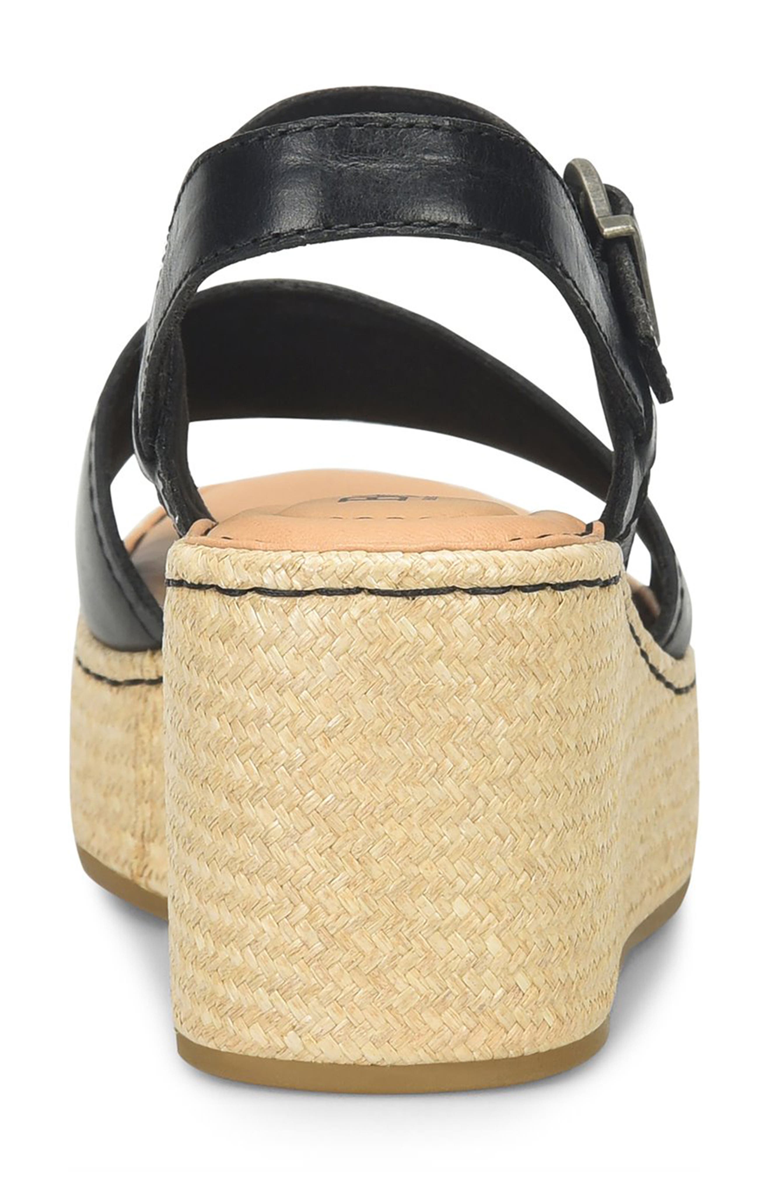Børn Santos Platform Wedge Sandal, Alternate, color, 