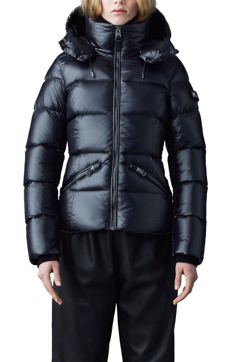 Mackage Madalyn Down Puffer Jacket, Main, color, Black