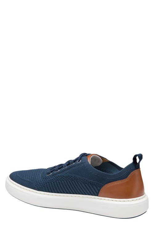 Johnston & Murphy Amherst Knit Sneaker In Navy Knit
