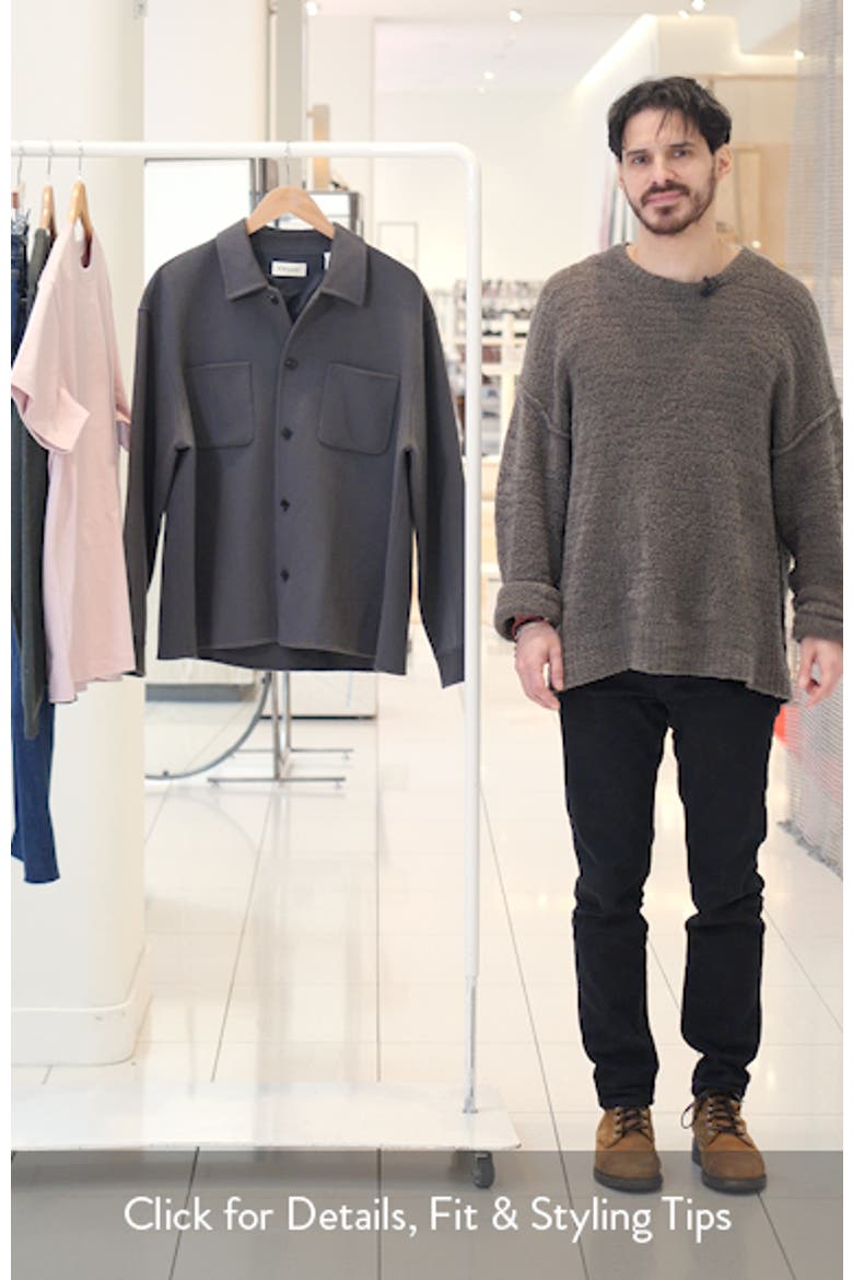 Double Face Wool Shirt Jacket video