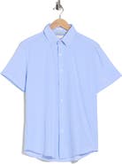 DENIM AND FLOWER Geo Print Stretch Tech Shirt
