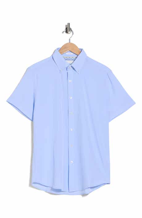 DENIM AND FLOWER Geo Print Stretch Tech Shirt