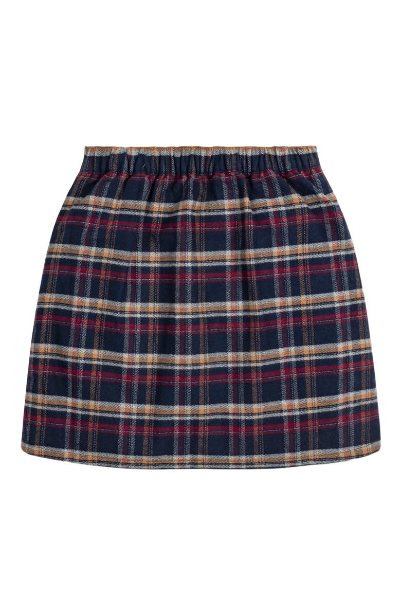 Hope & Henry Girls' Flannel Ruffle Skirt, Toddler, Alternate, color, 
