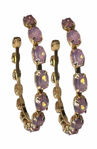 Crystal Hoop Earrings
